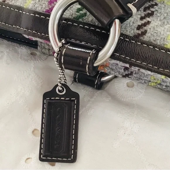 Matching AUTH Coach tweed purse & jacket! Like new! - Picture 7 of 11